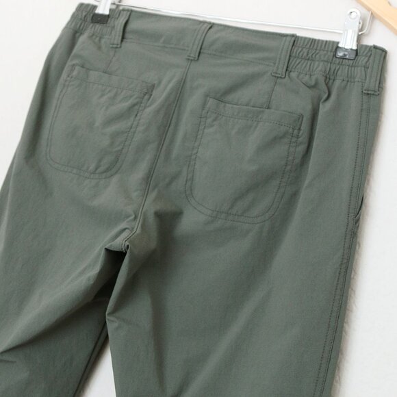 Athleta Palisade Ankle Pant Jasper Olive Green Size 6 Athleisure Casual Outdoor - Picture 13 of 15